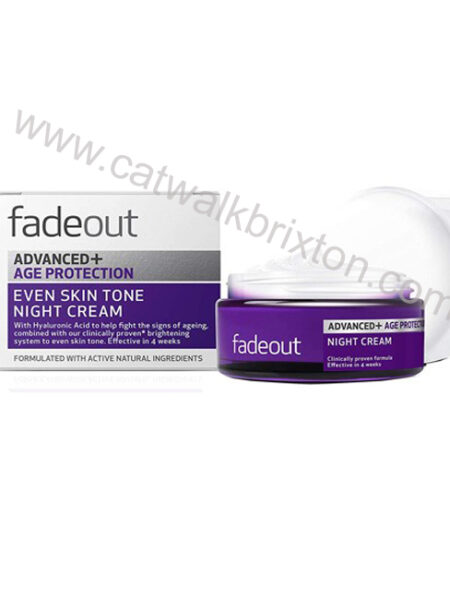 FADE OUT | ADVANCED PLUS AGE PROTECTION EVEN SKIN TONE NIGHT CREAM 50ml