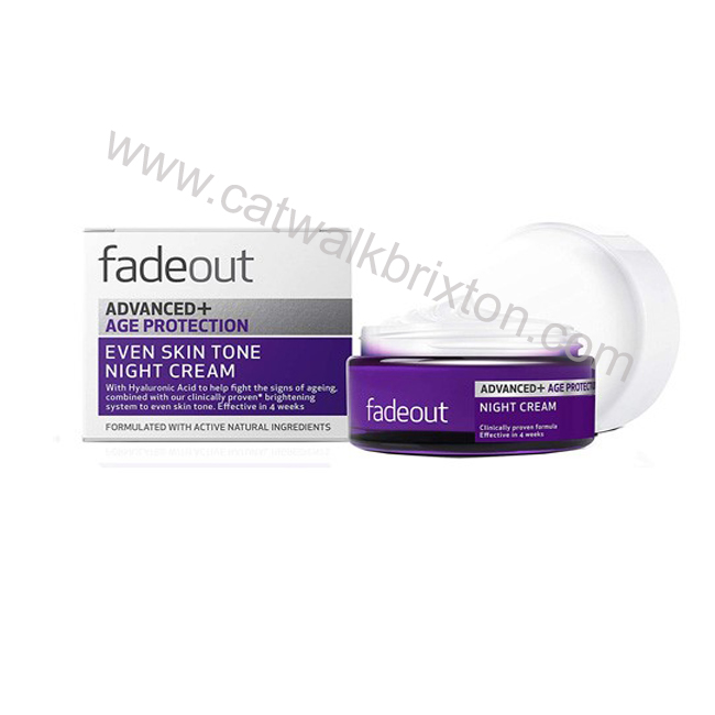 FADE OUT | ADVANCED PLUS AGE PROTECTION EVEN SKIN TONE NIGHT CREAM 50ml