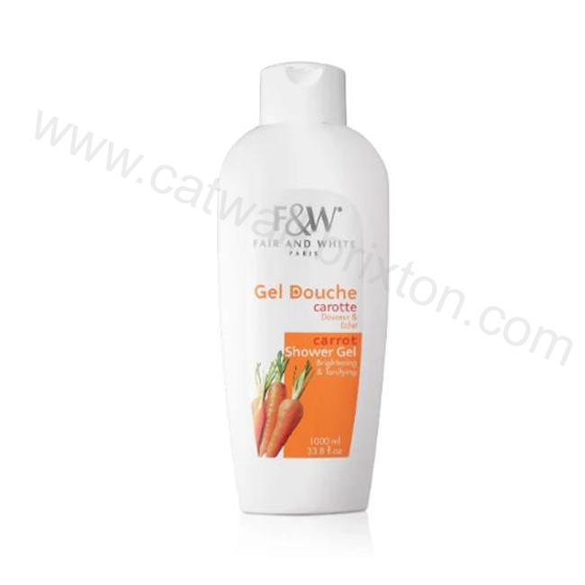 FAIR & WHITE | CARROT SHOWER GEL WITH POMEGRANATE AND MELON EXTRACTS 1000ml