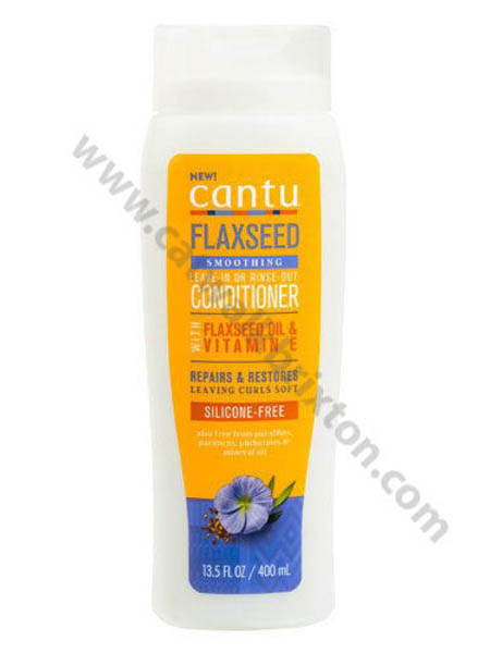 Cantu | Flaxseed | Smoothing Leave-In or Rinse Out Conditioner 13.5 oz