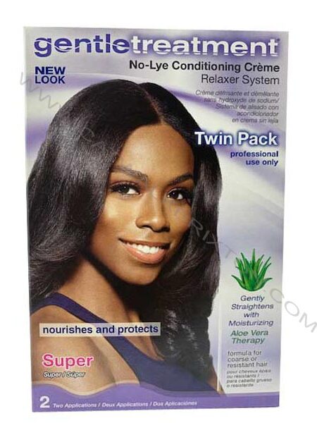 GENTLE TREATMENT | NO LYE CONDITIONING CREME TWIN PACK RELAXER SYSTEM SUPER