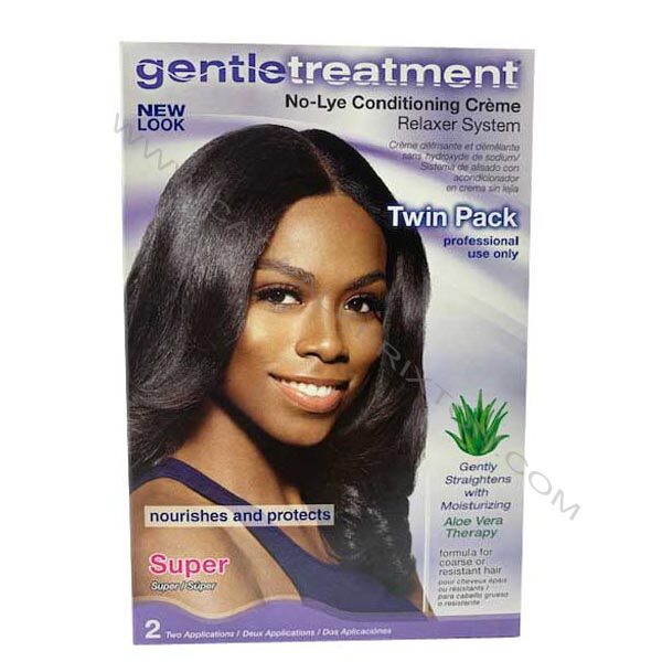 GENTLE TREATMENT | NO LYE CONDITIONING CREME TWIN PACK RELAXER SYSTEM SUPER