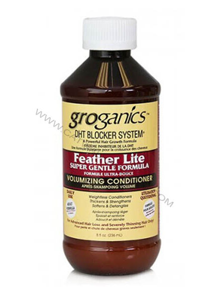 GROGANICS | FEATHER LITE VOLUMIZING CONDITIONER 236ML