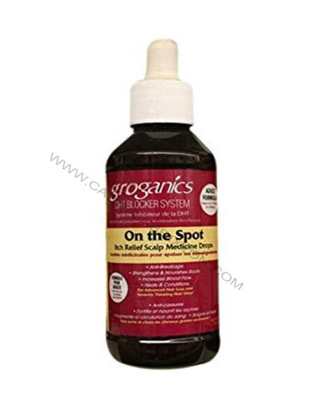 GROGANICS | ON THE SPOT ITCH RELIEF SCALP DROPS 120ML