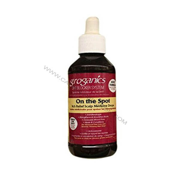 GROGANICS | ON THE SPOT ITCH RELIEF SCALP DROPS 120ML