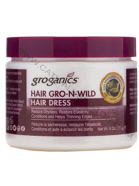 GROGANICS | HAIR GRO N WILD HAIR DRESS 170G