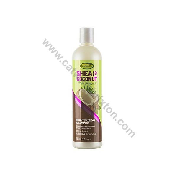 Sofn’Free | GroHealthy | Shea & Coconut | MOISTURIZING SHAMPOO 12oz