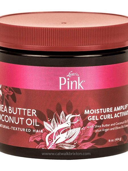 Luster’s | Pink! | Shea Butter Coconut Oil | Moisture Amplifying Gel Curl Activator 16oz