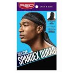 RED BY KISS | DELUXE SPANDEX DURAG BLACK HDU01
