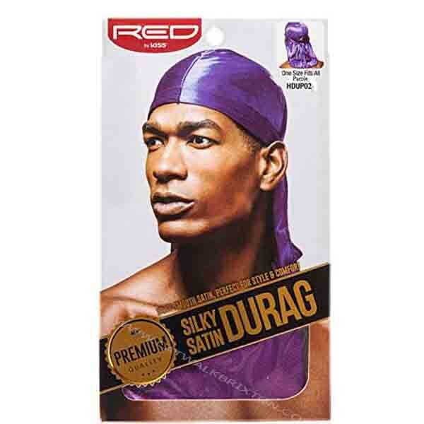 RED BY KISS | SILKY SATIN DURAG PURPLE HDUP02