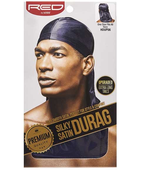 RED BY KISS | SILKY SATIN DURAG NAVY HDUP06