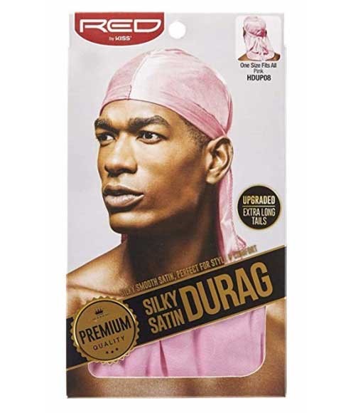 RED BY KISS | SILKY SATIN DURAG PINK HDUP08