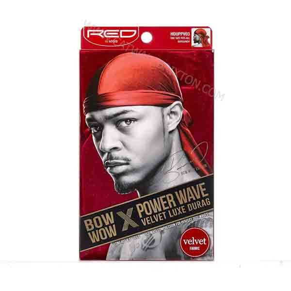 Red By Kiss | Power Wave Velvet Luxe Durag Burgundy HDUPPV03