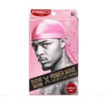 Red By Kiss | Power Wave Velvet Luxe Durag - Pink HDUPPV05