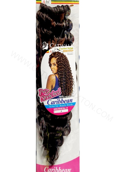 MANE CONCEPT | AFRI NAPTURAL | CARIBBEAN PRE-STRETCHED WATER FALL 18" (18 INCHES)
