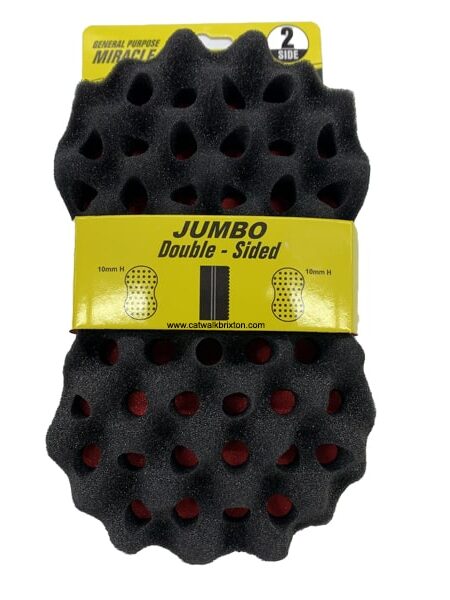 GENERAL PURPOSE MIRACLE JUMBO DOUBLE SIDED HAIR SPONGE