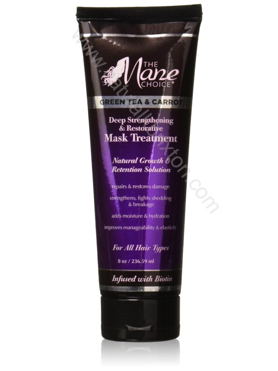  THE MANE CHOICE | CORE | Green Tea & Carrot Deep Strengthening & Restorative Mask Treatment 8 fl.oz