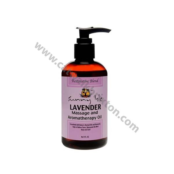 SUNNY ISLE | LAVENDER MASSAGE AND AROMATHERAPHY OIL 8.0 oz