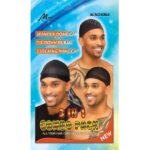 MURRY COLLECTION | SPANDEX | TIE DOWN DURAG | STOCKING WAVE 3 IN 1 M150210BLK