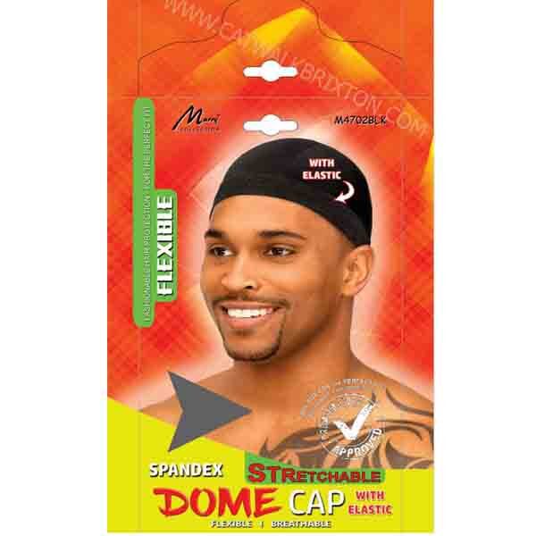 MURRY COLLECTION | ELASTIC STRETCHABLE DOME CAP M4702BLK