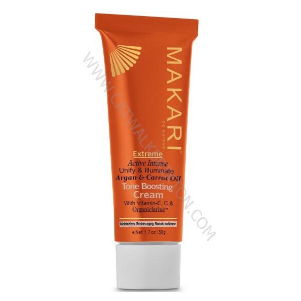 MAKARI | EXTREME ARGAN & CARROT OIL | ACTIVE INTENSE TONE BOOSTING FACE CREAM 50G
