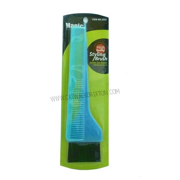 MAGIC COLLECTION | JUMBO DYE BRUSH WITH STYLING COMB 2502