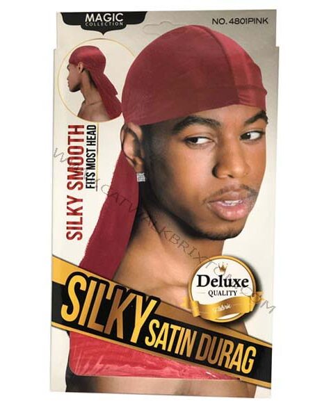 MAGIC COLLECTION | SILKY SATIN DURAG 4801PINK