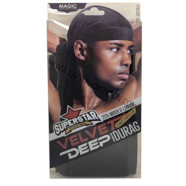 MAGIC COLLECTION | SUPERSTAR VELVET DEEP WAVE DURAG 4803BLA