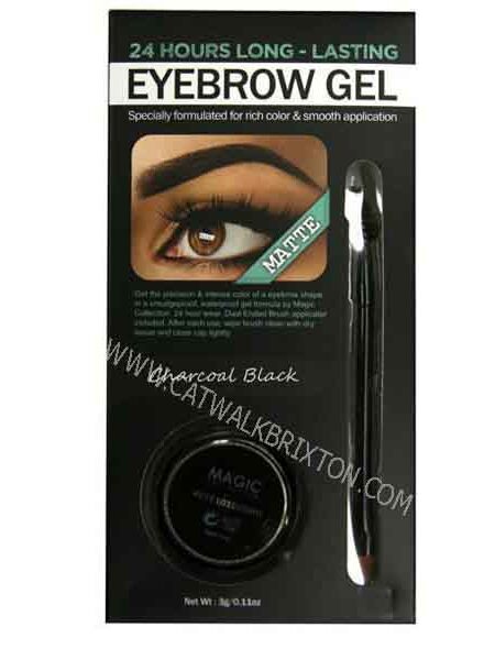 MAGIC COLLECTION | MATTE WATERPROOF 24 HOURS EYEBROW GEL CHARCOAL BLACK 3G