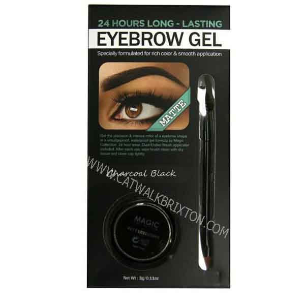 MAGIC COLLECTION | MATTE WATERPROOF 24 HOURS EYEBROW GEL CHARCOAL BLACK 3G