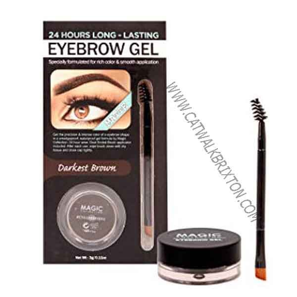 MAGIC COLLECTION | MATTE WATERPROOF 24 HOURS EYEBROW GEL DARKEST BROWN 3G