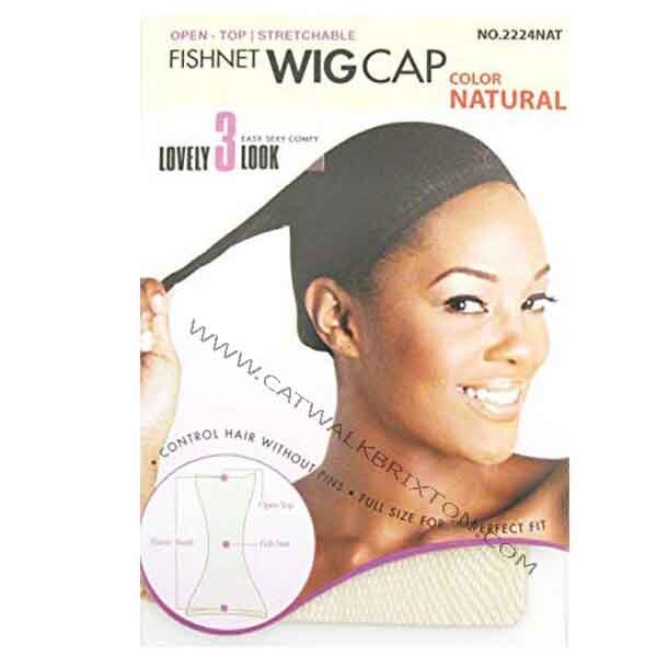 MAGIC COLLECTION | OPEN TOP STRETCHABLE FISHNET WIG CAP 2224NAT