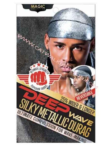 MAGIC COLLECTION | DEEP WAVE SILKY METALLIC DURAG 4802SIL