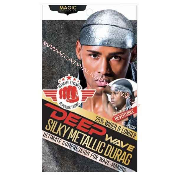 MAGIC COLLECTION | DEEP WAVE SILKY METALLIC DURAG 4802SIL