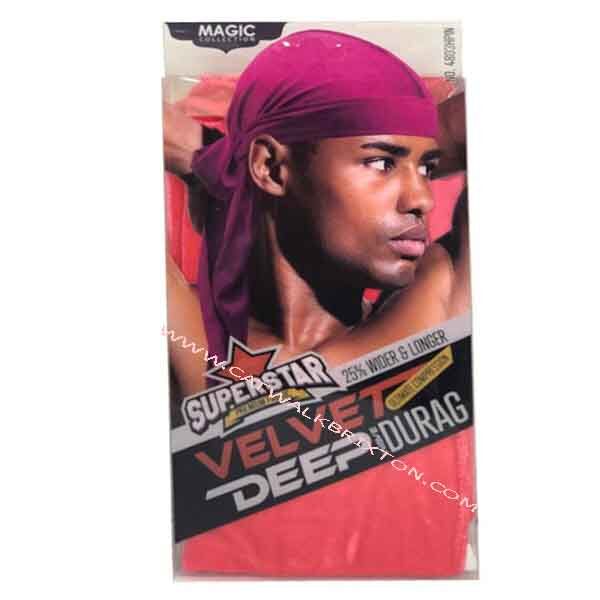 MAGIC COLLECTION | SUPERSTAR VELVET DEEP WAVE DURAG 4803HPN