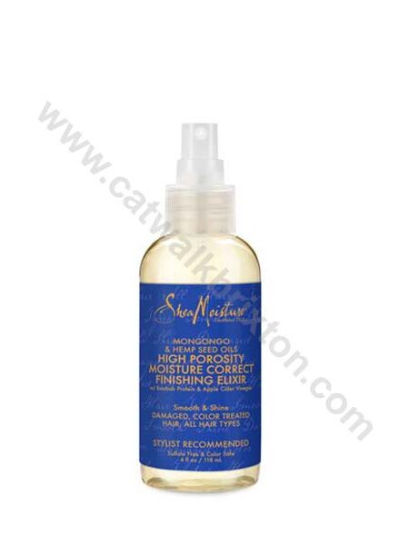 Shea Moisture | MONGONGO & HEMP SEED OILS HIGH POROSITY | MOISTURE-SEAL FINISHING ELIXIR 118ml