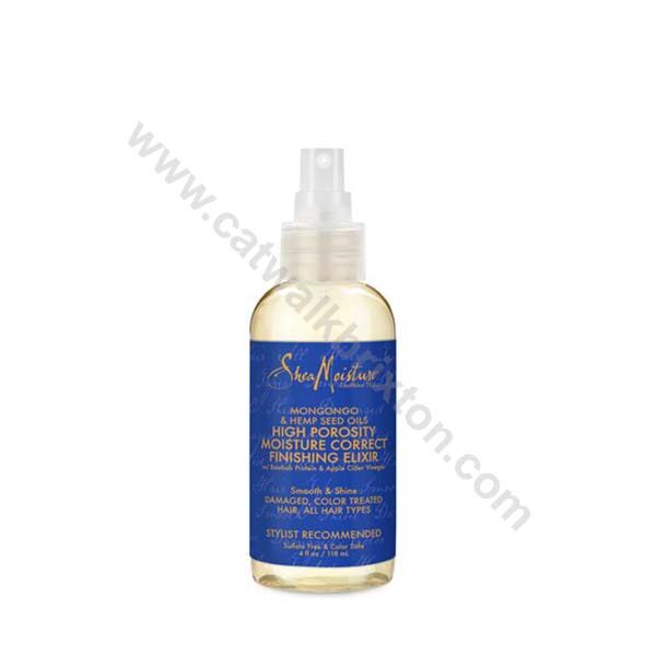 Shea Moisture | MONGONGO & HEMP SEED OILS HIGH POROSITY | MOISTURE-SEAL FINISHING ELIXIR 118ml