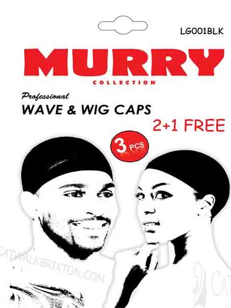 MURRY COLLECTION | 3 PCS STOCKING WIG CAP LG001BLA