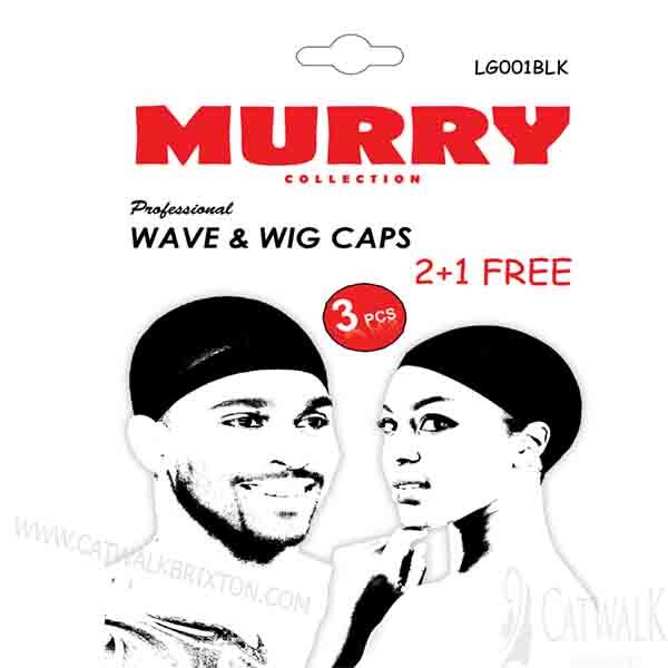 MURRY COLLECTION | 3 PCS STOCKING WIG CAP LG001BLA