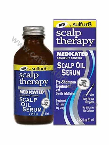 Sulfur8 Medicated Dandruff Control Scalp Oil Serum 2.75 oz 81ml