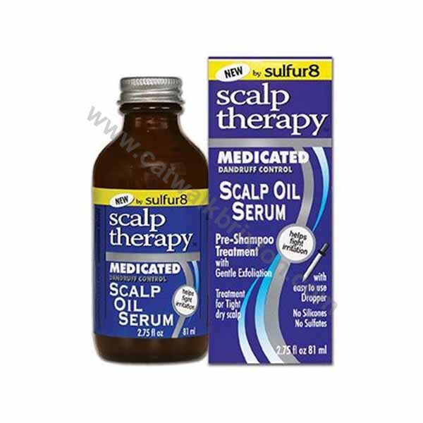 Sulfur8 Medicated Dandruff Control Scalp Oil Serum 2.75 oz 81ml