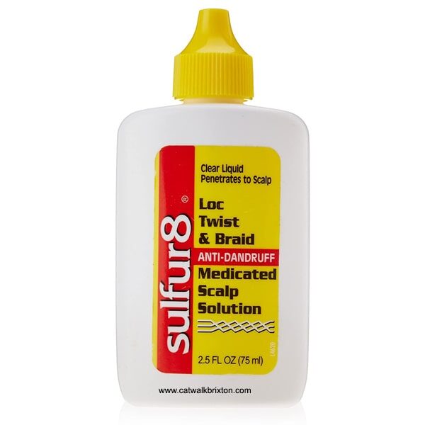 Sulfur8 Loc Twist & Braid Anti Dandruff Medicated Scalp Solution 2.5oz