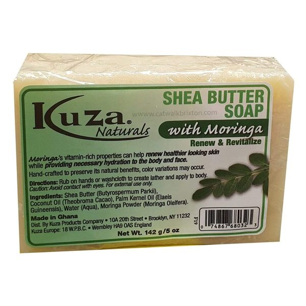KUZA | SHEA BUTTER SOAP WITH MORINGA 5oz