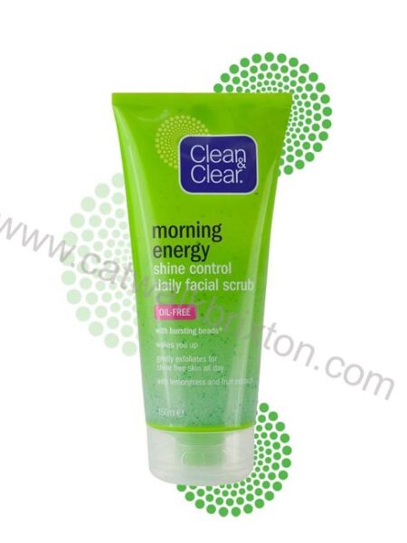 CLEAN & CLEAR | Morning Energy Shine Control Daily Facial Scrub 150ml