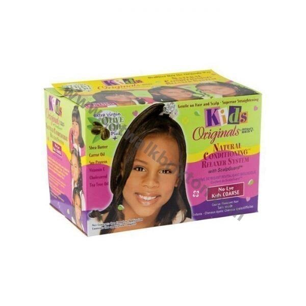 AFRICA’S BEST | Kids Originals | Natural Conditioning Relaxer System With Scalpguard (Coarse Kit)