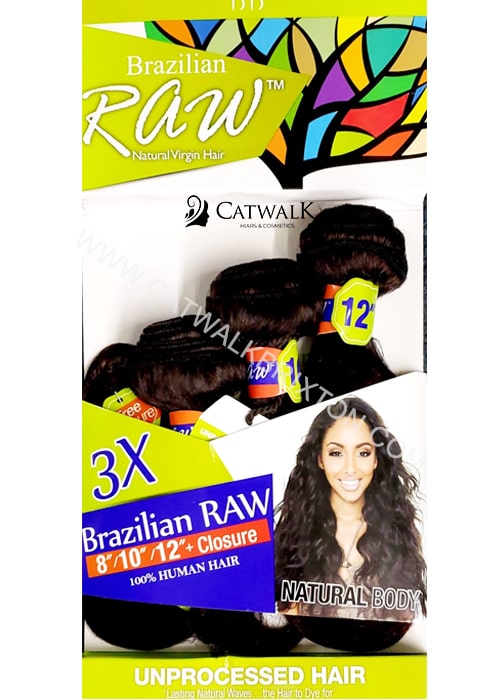 RAW BRAZILIAN | 100% VIRGIN BRAZILIAN NATURAL BODY WAVE