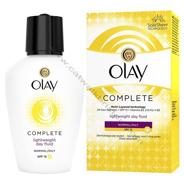 Olay | Complete Care SPF 15 Day Fluid Normal/Oily for Women, 3.4OZ