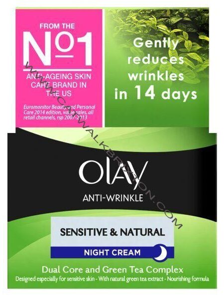 Olay | Anti-Wrinkle Sensitive & Natural Night Cream 50ml