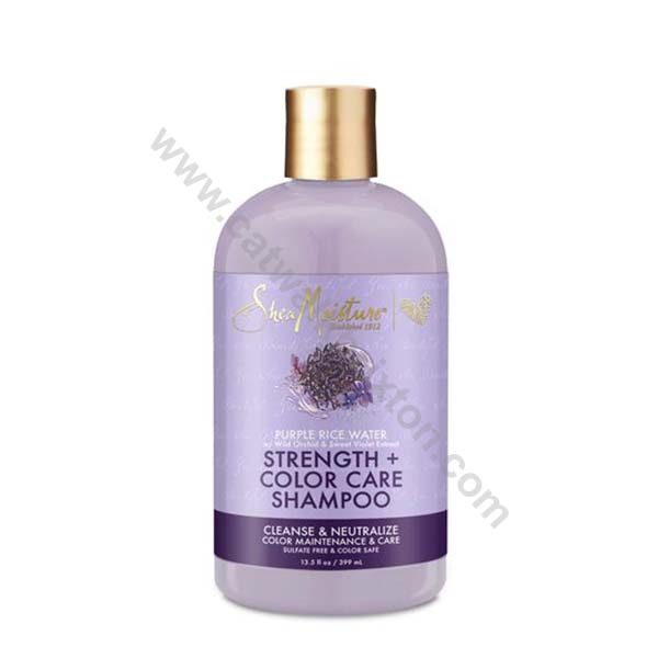 Shea Moisture | PURPLE RICE WATER | STRENGTH & COLOR CARE SHAMPOO 399ml