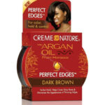 Crème Of Nature | Argan Oil | Perfect Edges Dark Brown 2.25OZ